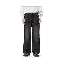 Calça Jeans Masculina Solta - Estilo Hip Hop Retrô com Perna Larga