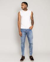 Calça Jeans Masculina Super Skinny 22255 Média