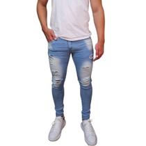 Calça Jeans Masculina Super Skinny Colada Justa