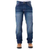 Calça Jeans Masculina Texas Farm - Hard 100% - Pdm021 - Laranja Neon