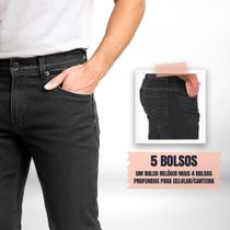 Calça Jeans Masculina Tradicional Algodão Uniforme