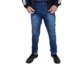 Calça Jeans Masculina Tradicional bolsos funcionais Costura Reforçada