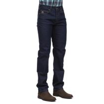 Calça Jeans Masculina Tradicional com Elastano Azul Escuro Os Vaqueiros 32226