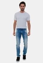 Calça Jeans Masculina Tradicional Lavagem Claríssima Premium Versatti Holanda
