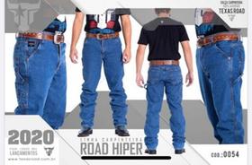 Calça Jeans Masculino Texas Road Carpinteira Hiper - Tamanho 50
