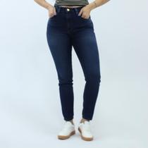 Calca Jeans Max Denim Skinny Botao Com Bolso