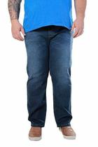Calça Jeans Megaflex Garcez Estonada Escura