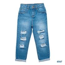 Calça Jeans Menina Mania Kids Azul Claro