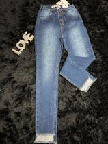 Calça Jeans ,Modelo Cos alto botão