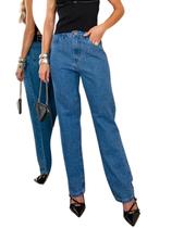 Calça jeans mom com aplicação REF23315 Consciência Jeans Calça jeans mom com aplicação REF23315 Consciência Jeans
