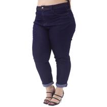 Calça Jeans Mom Detalhe no Cós Plus Size Feminina Biotipo