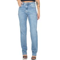 Calça Jeans Mom Feminina Cintura Alta Básica Casual