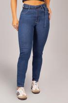 Calça Jeans Mom Fit Feminina Com Elastano