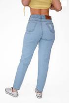 Calça jeans mom fit tam 40