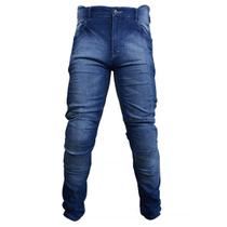 Calça Jeans Motociclista CORSAIR Azul Racing Rabbit