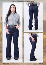 Calça Jeans Nelore Country Feminina Flare Calça Jeans Nelore Country Feminina Flare