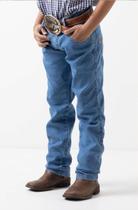 Calça Jeans Nelore Country Juvenil Texas Masculino Delavê Calça Jeans Nelore Country Juvenil Texas Masculino Delavê