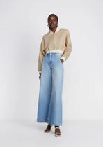 Calça Jeans Pantalona AZUL Cintura Média DZARM/ TAM: 36 Calça Jeans Pantalona AZUL Cintura Média DZARM/ TAM: 36