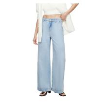 Calça Jeans Pantalona Cintura Média E-co2 Denim Dzarm Calça Jeans Pantalona Cintura Média E-co2 Denim Dzarm