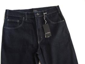 Calça Jeans Pierre Cardin Masculina Tradicional Corte Reto com Elastano Azul escura 053/173