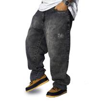 Calça Jeans Pixain Grafite Estonado Baggy Hip Hop PIX-267 Cor:PretoTamanho:44 Calça Jeans Pixain Grafite Estonado Baggy Hip Hop PIX-267 Cor:PretoTamanho:44