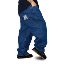Calça Jeans Pixain Hip Hop Denim Brasão Azul Escuro PIX-294 Cor:AzulTamanho:46 Calça Jeans Pixain Hip Hop Denim Brasão Azul Escuro PIX-294 Cor:AzulTamanho:46