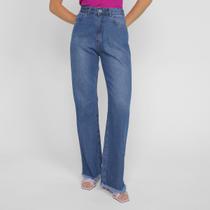 Calça Jeans Polo Wear Wide Leg Feminina