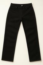 Calça Jeans Preta De Trabalho Resistente Uniforme Reforçado