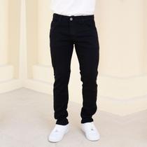 Calça Jeans Preta Masculina Com Estilo Tradicional Básico