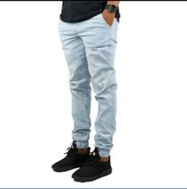Calça Jeans Preta Masculina Jogger Com Punho Elástico - Espaço CK! Calça Jeans Preta Masculina Jogger Com Punho Elástico - Espaço CK!
