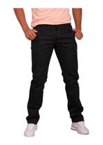 Calça Jeans Preta Tradicional Masculina Adulto