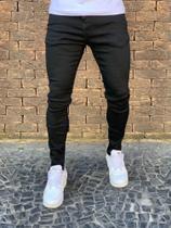 Calça Jeans Preto Masculino Skinny com Elastano - Volgue