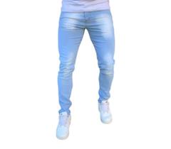 Calça Jeans Rajado Com Elastano Skinny Linha Premium Slim Fit