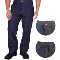 Calça Jeans Reforçada com Elástico M - Mercatec