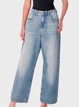 Calça Jeans Relaxed Fit Enfim 1000131515 Feminina Cintura Média Algodão T. 38/46 Calça Jeans Relaxed Fit Enfim 1000131515 Feminina Cintura Média Algodão T. 38/46