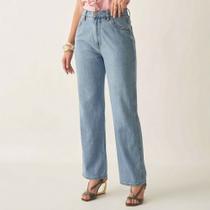 Calça Jeans Reta Cintura Alta