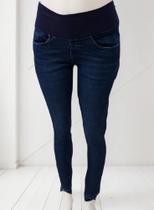 Calça Jeans Reta Flex Gestante Matterna