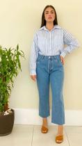 Calça Jeans Reta Lavagem Escura