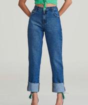 Calça Jeans Reta Média Sílvia Camargo - 40 Calça Jeans Reta Média Sílvia Camargo - 40