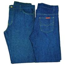 Calça Jeans RS Reforçada Masculina 50ao56 Básica Trabalho Serviço