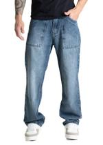 Calça Jeans Sawary Baggy - 281048 - BLACK BLUE 42