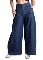 Calça Jeans Sawary Balloon Petit - 283211 - Azul médiobr 44 Calça Jeans Sawary Balloon Petit - 283211 - Azul médiobr 44