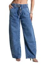 Calça Jeans Sawary Barrel - 282492 - Azulbr 38