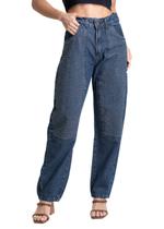 Calça Jeans Sawary Barrel - 282595 - Azul 46
