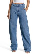 Calça Jeans Sawary Barrel - 283611 - Azul médio 38