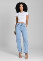 Calça Jeans Sawary Barrel - 283624 - Azul claro 42