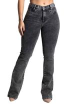 Calça Jeans Sawary Boot Cut- 277796 Preto