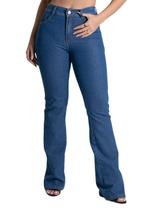 Calça Jeans Sawary Boot Cut - 280045 Azul Médio