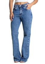 Calça Jeans Sawary Boot Cut - 283242 - Azul medio 36 Calça Jeans Sawary Boot Cut - 283242 - Azul medio 36