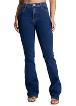 Calça Jeans Sawary Boot Cut - 283377 - Azul médiobr 38 Calça Jeans Sawary Boot Cut - 283377 - Azul médiobr 38